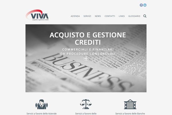 Viva theme site design template sample