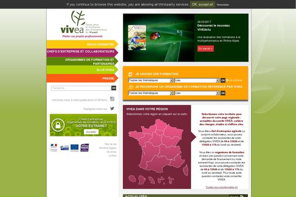 vivea.fr site used Pic-theme
