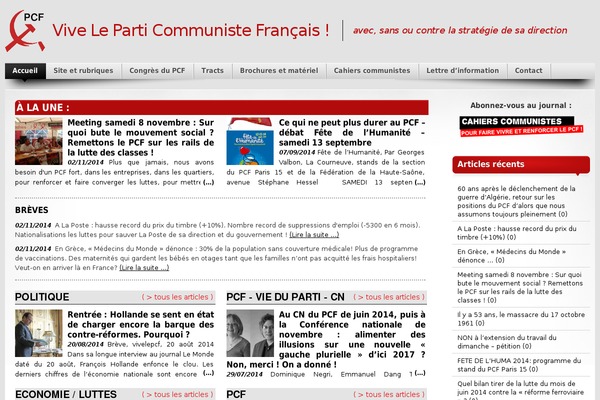 vivelepcf.fr site used Mystique_vlp