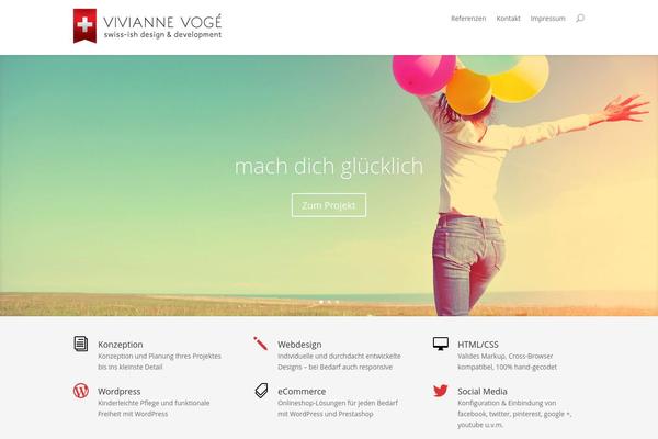 Divi theme site design template sample