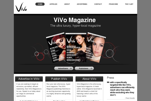 vivomagazine.co.uk site used Iproduct