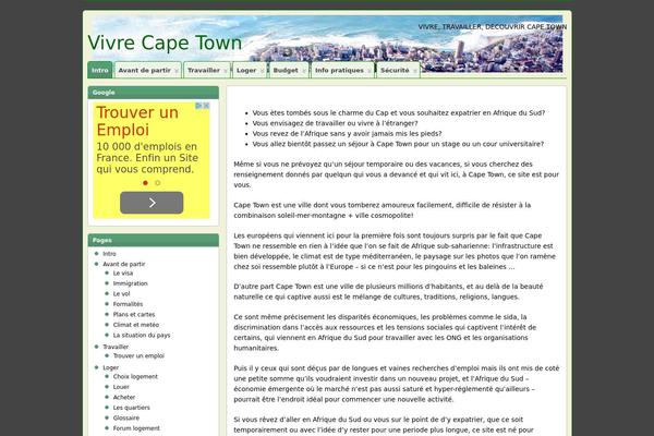Suffusion theme site design template sample