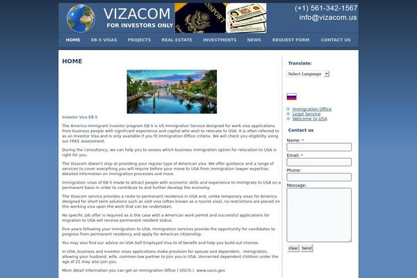 vizacom.us site used First001