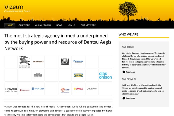 vizeum theme websites examples