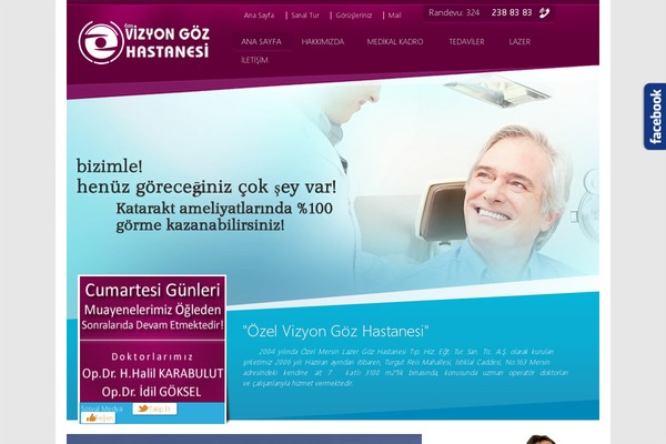 vizyongozhastanesi.com site used Vivid_wp