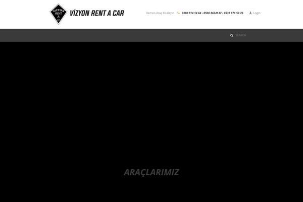 Cars4rent theme site design template sample