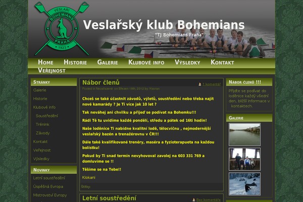 vkbohemians.cz site used Lucky-bird