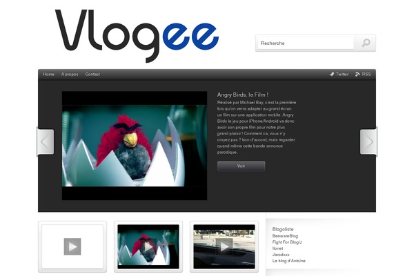vlogee.fr site used On Demand