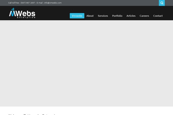 WordPress website example screenshot