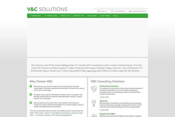 vncsolutions.com site used Vncsolutions-theme
