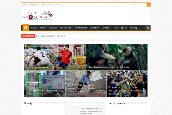 vnexpressnews.net site used Vnexpress
