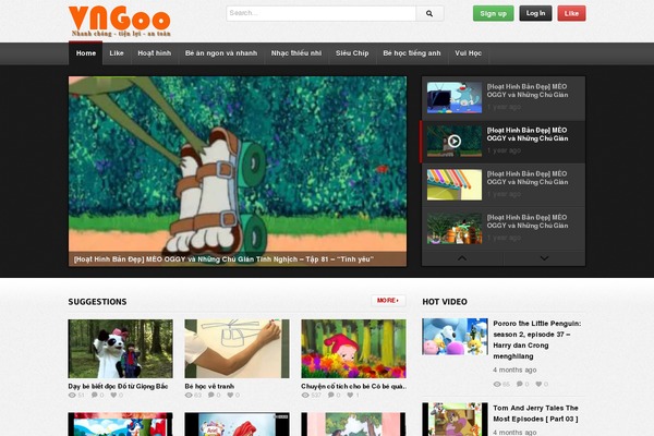vngoo.com site used deTube