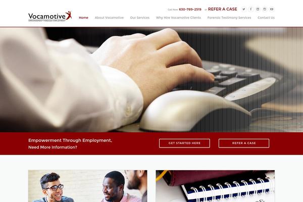WordPress website example screenshot