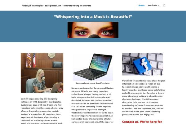 Divi theme site design template sample