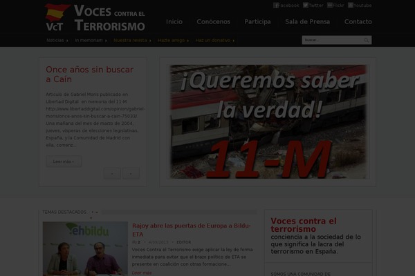 vocescontraelterrorismo.org site used Sharp