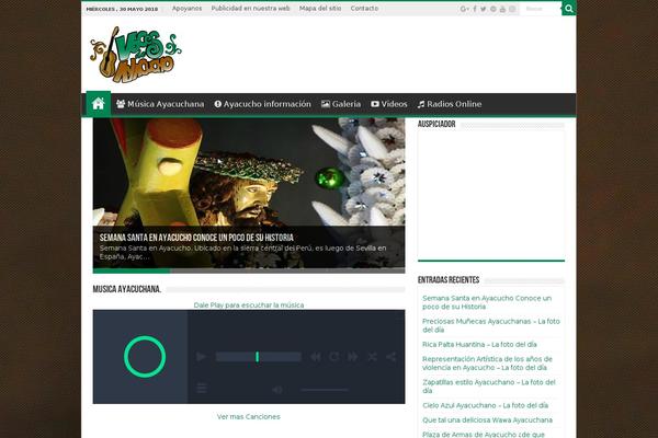 Sahifa theme site design template sample