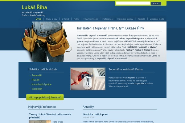 vodotopo-riha.cz site used Vodotopo