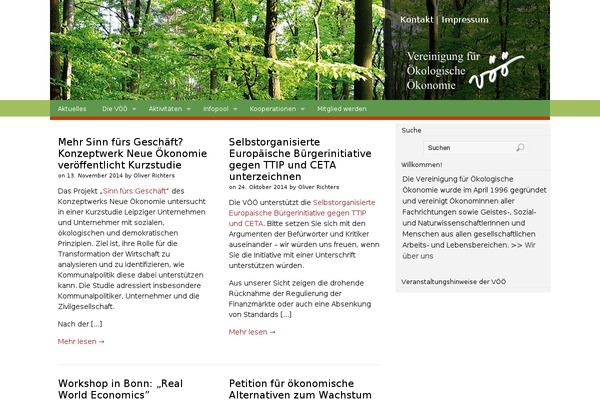 WordPress website example screenshot