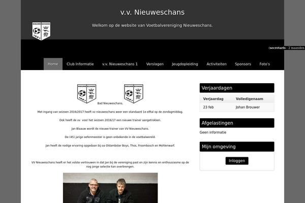 voetbalnieuweschans.nl site used Core3