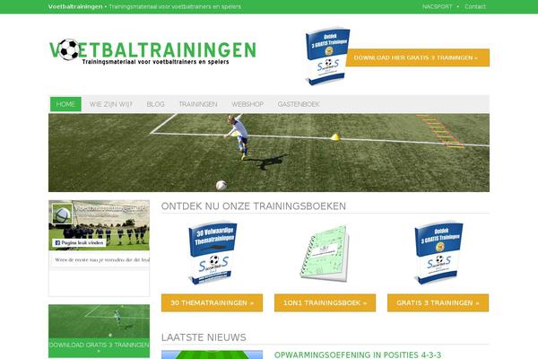 voetbaltrainingen.net site used Wp-voetbaltrainingen