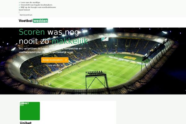 voetbalwedden.nl site used Axtheme