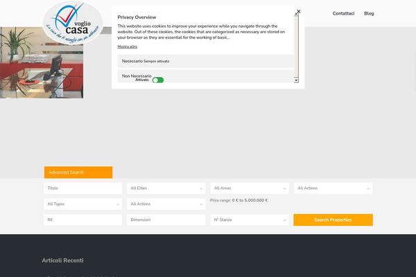 WP Residence theme site design template sample