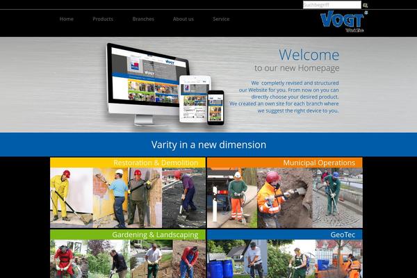 WordPress website example screenshot