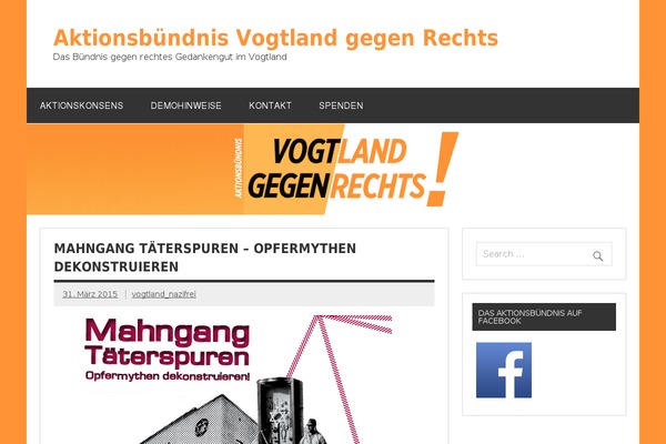 vogtland-nazifrei.de site used Dynamic News Lite