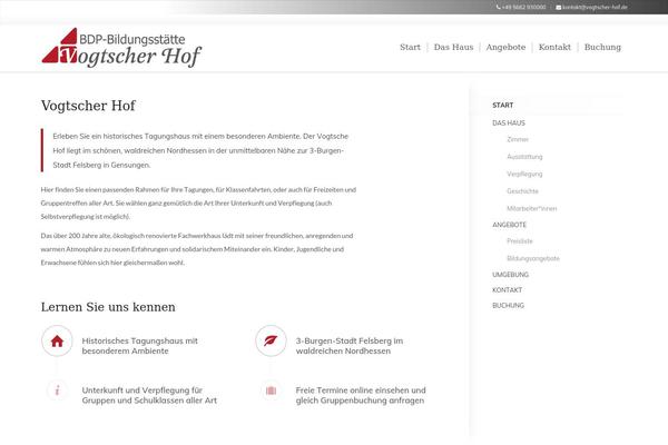 vogtscher-hof.de site used Kendesign
