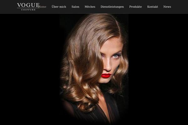 Vogue theme site design template sample