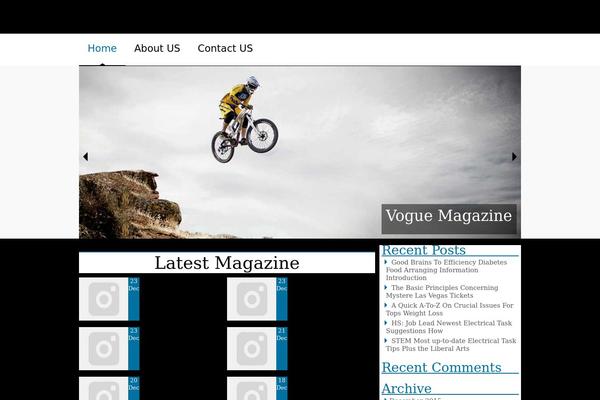 voguemagazine.be site used News Magazine