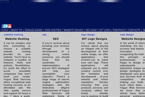 voguewebservices.com site used Voguewebservices_200px_header2b