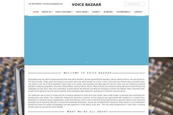 voicebazaar.com site used Gingerdomain