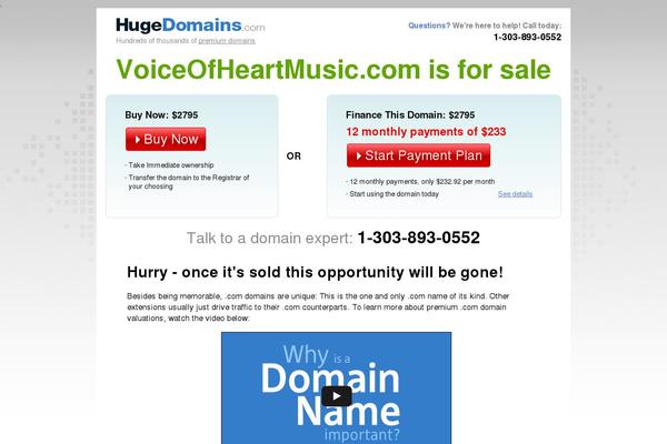 voiceofheartmusic.com site used Voiceofheartmusic