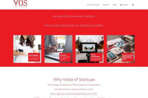 voiceofstartups.org site used Excitor