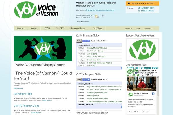 voiceofvashon.org site used Voiceofvashon