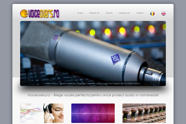 voiceovers.ro site used Voiceovers