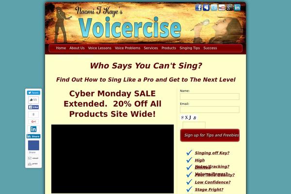 voicercise.com site used Roxywp