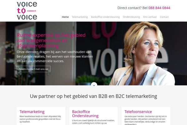 voicetovoice.nl site used Voicetovoice2