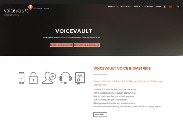 voicevault.com site used Appetite