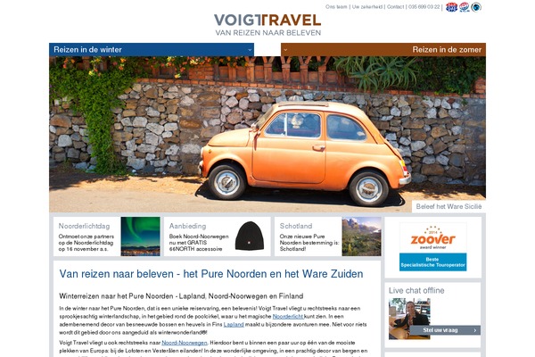 voigt-travel.nl site used Voigt-travel