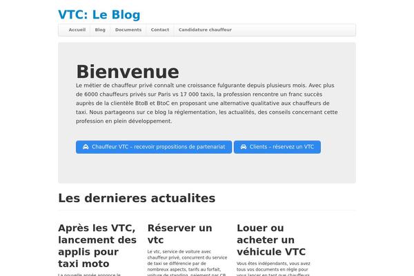 voitures-avec-chauffeurs.fr site used WP MarketingStrap