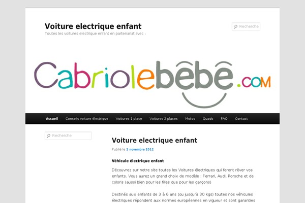 WordPress website example screenshot