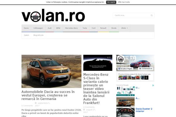 volan.ro site used Sendigo-theme