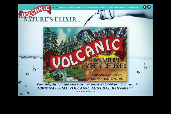 volcanic theme websites examples