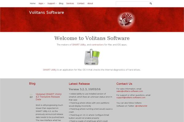 WordPress website example screenshot