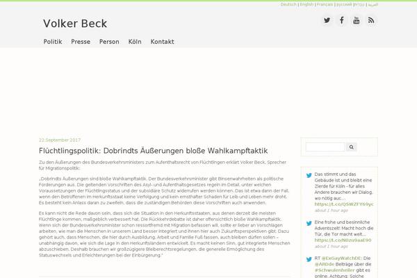 volkerbeck.de site used Volkerbeck-ui