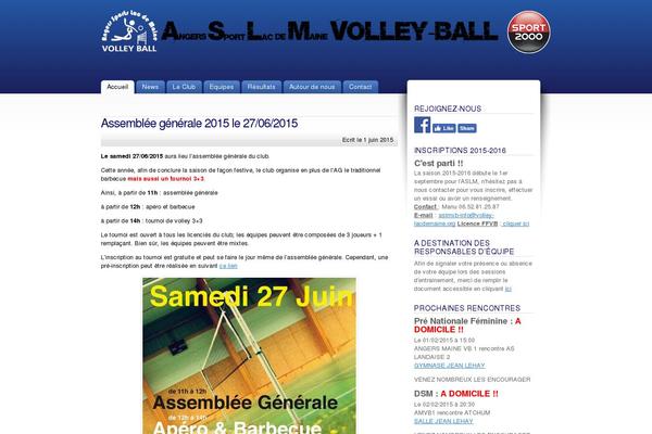 volley-lacdemaine.org site used Theme_volley