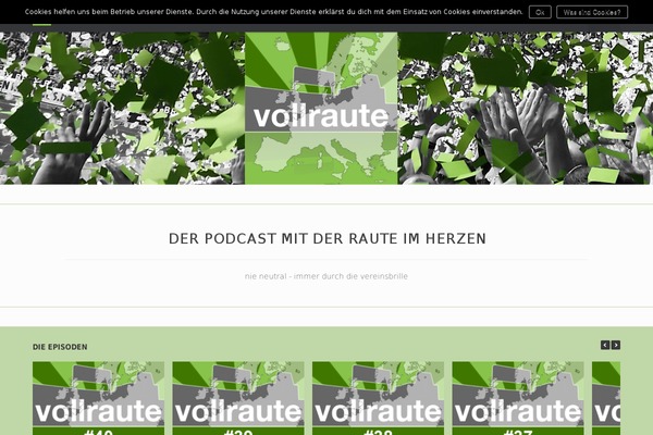Vantage theme site design template sample