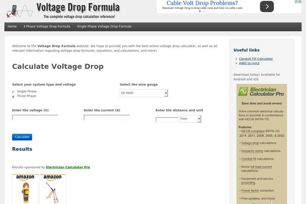 voltagedropformula.com site used Robslp